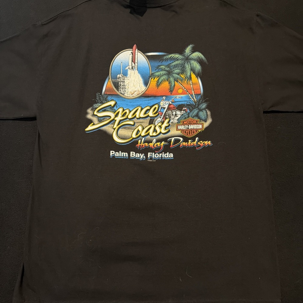 Harley Davidson Space Coast Palm Bay Space Shuttle 2005 Mens XL Size XL